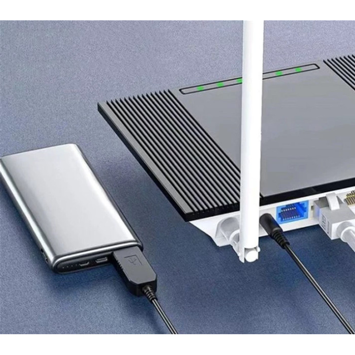 Кабель живлення ArmorStandart USB-DC 5.5x2.1 12V 1 м (ARM65663)