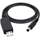 Кабель живлення ArmorStandart USB-DC 5.5x2.1 12V 1 м (ARM65663)