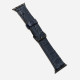 Ремінець Kartel для Apple Watch 42|44|45 із крокодилячої шкіри, у синьому кольорі