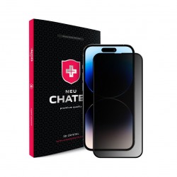 Захисне скло NEU Chatel Swiss Corning Anti Spy Gorilla Glass для iPhone 14 Pro Black