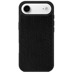 Чохол із чорної шкіри пітона з дрібними лусочками для Apple iPhone 17 Air