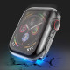 Силіконовий чохол Yolin Case для Apple Watch Series 3 42mm Silver + Transpanent (комплект 2 шт)