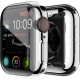 Силіконовий чохол Yolin Case для Apple Watch Series 3 42mm Silver + Transpanent (комплект 2 шт)