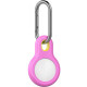 Чохол-брелок TPU протиударний для AirTag MOKO Ring Pink