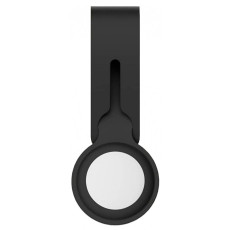 Чохол-брелок TPU петля для AirTag MOKO Ring Loop Black