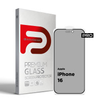 Захисне скло ArmorStandart Pro Anti-spy Matte для Apple iPhone 16 Black (ARM79397)