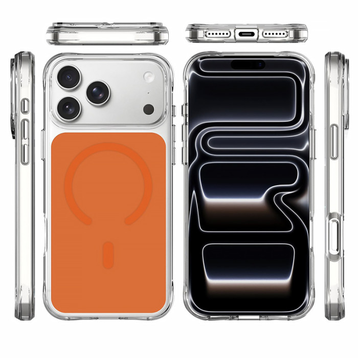 Чохол TPU+PC Space Pure Color with Magnetic Fit для Apple iPhone 17 Pro/18 Pro (6.3