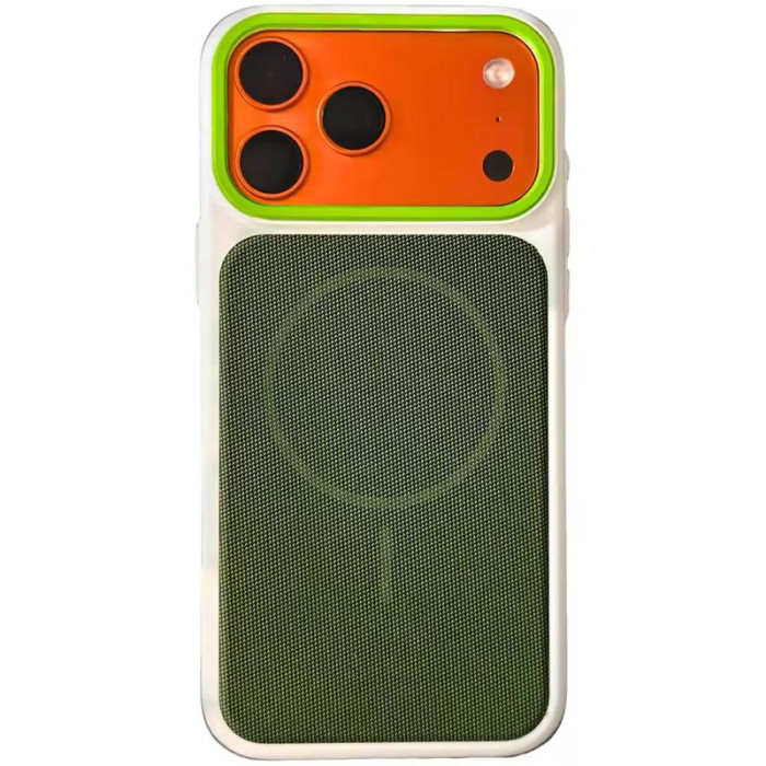 Чохол PC Textile Hybrid with Magnetic Fit для Apple iPhone 17 Pro/18 Pro (6.3