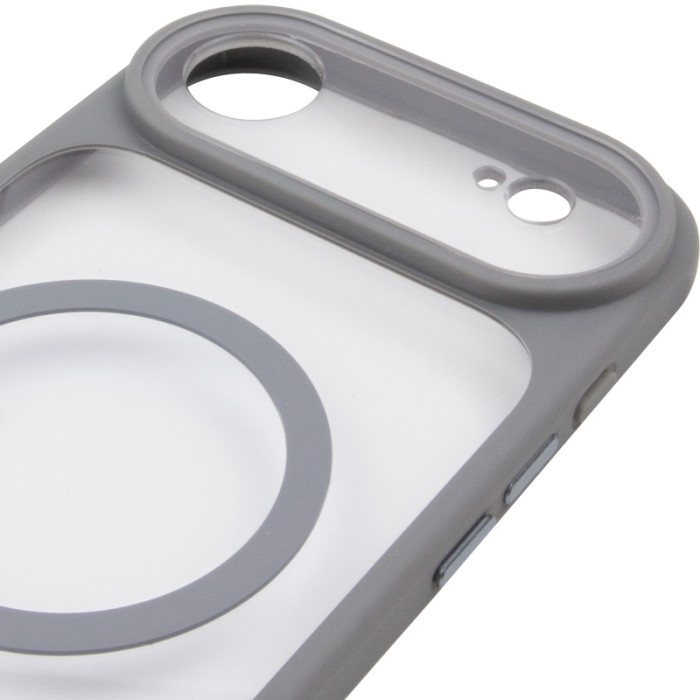 Чохол TPU+PC GETMAN Moon Clear with Magnetic Fit для Apple iPhone 17 Air (6.5
