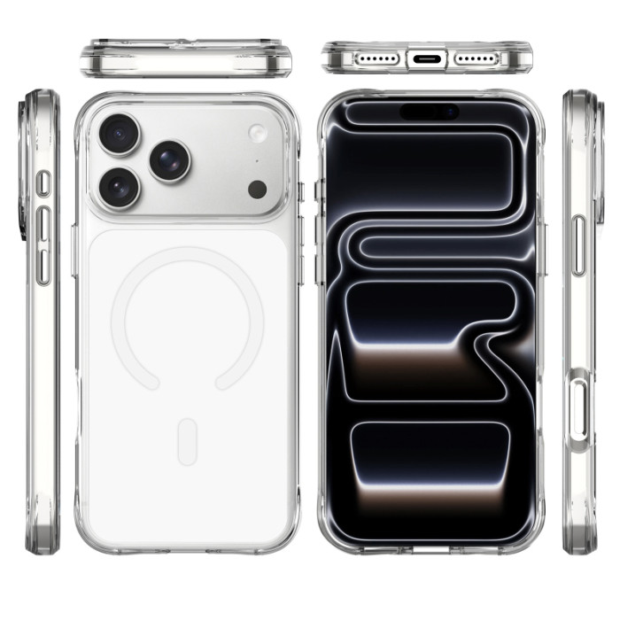 Чохол TPU+PC Space Pure Color with Magnetic Fit для Apple iPhone 17 Pro/18 Pro (6.3