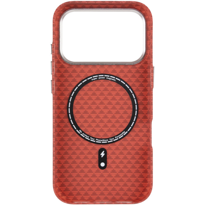 Чохол TPU+PC KVZV Triangular Pattern with Magnetic Fit для Apple iPhone 17 Pro/18 Pro (6.3