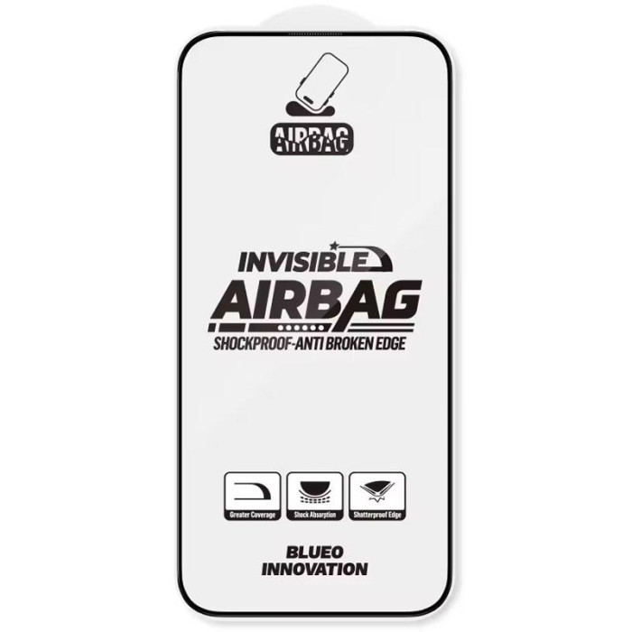Захисне 3D скло Blueo Invisible Airbag для Apple iPhone 17 Pro Max/16 Pro Max/18 Pro Max (6.9