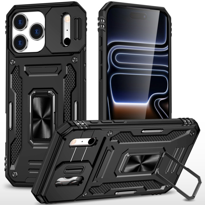 Ударостійкий чохол Camshield Army Ring для Apple iPhone 17 Pro/18 Pro (6.3