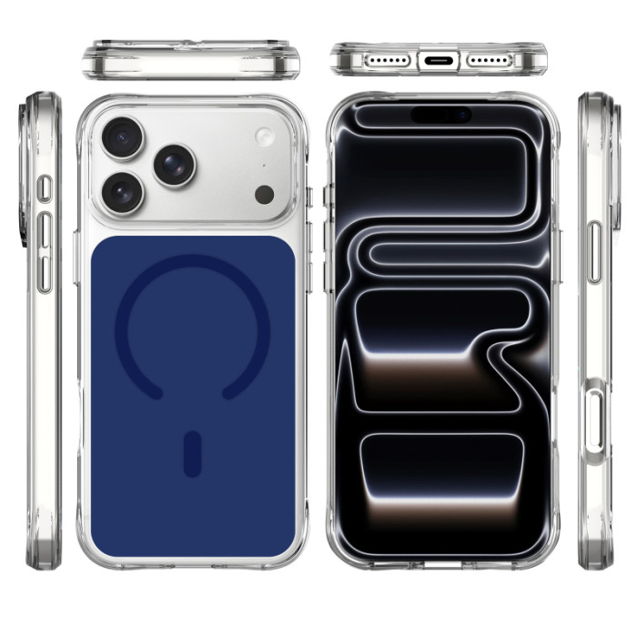Чохол TPU+PC Space Pure Color with Magnetic Fit для Apple iPhone 17 Pro/18 Pro (6.3