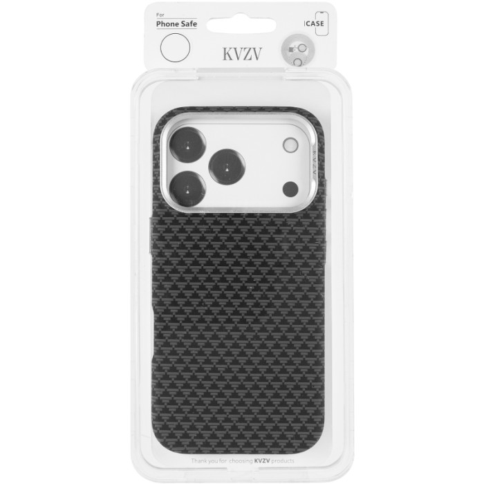 Чохол TPU+PC KVZV Triangular Pattern with Magnetic Fit для Apple iPhone 17 Pro/18 Pro (6.3