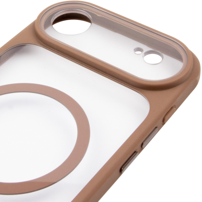 Чохол TPU+PC GETMAN Moon Clear with Magnetic Fit для Apple iPhone 17 Air (6.5
