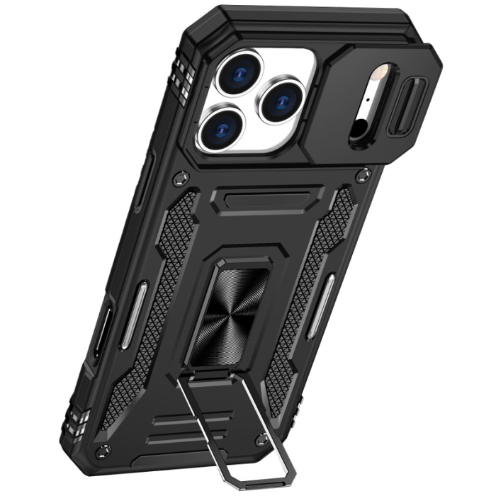 Ударостійкий чохол Camshield Army Ring для Apple iPhone 17 Pro Max/18 Pro Max (6.9