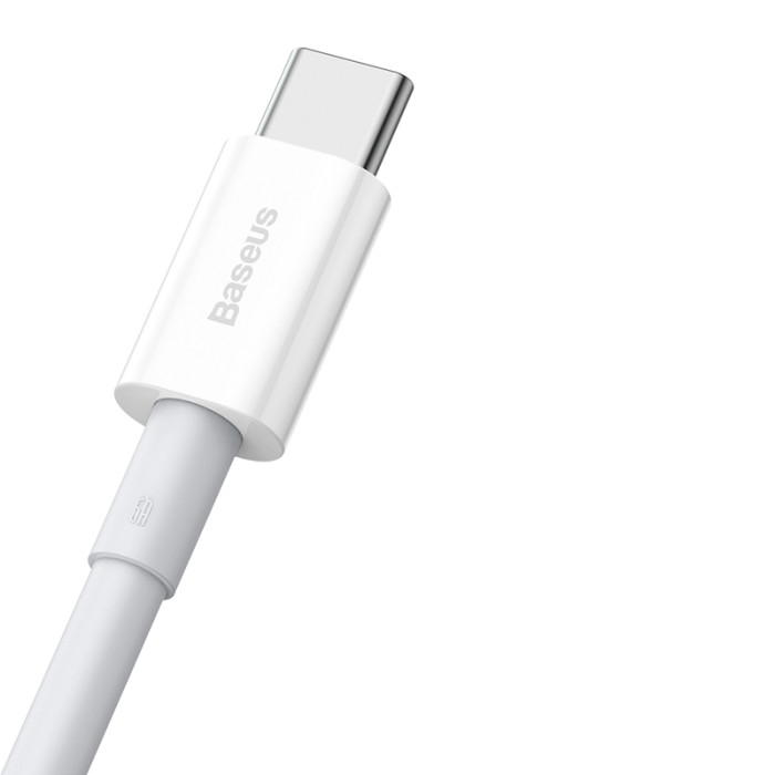Кабель Baseus Superior USB 2.0 to Type-C 66W 2M Білий (CATYS-A02)