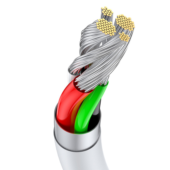 Кабель Baseus Superior USB 2.0 to Type-C 66W 2M Білий (CATYS-A02)