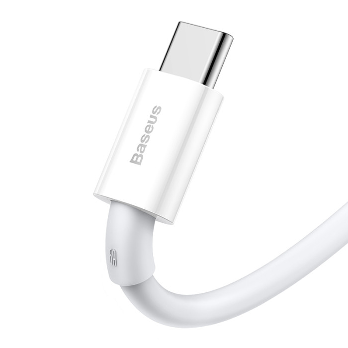 Кабель Baseus Superior USB 2.0 to Type-C 66W 2M Білий (CATYS-A02)