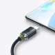 Кабель Baseus Crystal Shine USB 2.0 to Type-C 100W 1.2M Чорний (CAJY000401)