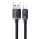 Кабель Baseus Crystal Shine USB 2.0 to Type-C 100W 1.2M Чорний (CAJY000401)