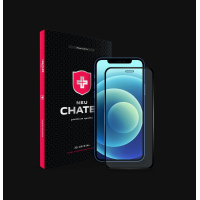 Захисне скло NEU Chatel Full 2.5D Silk Narrow Border для iPhone 12/12 Pro (Швейцарія) Black