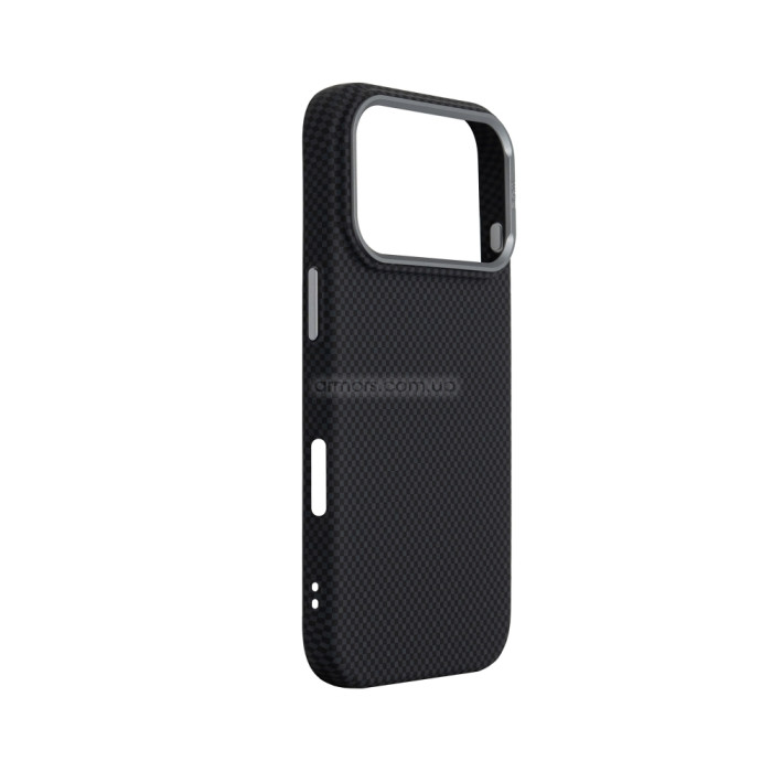 Чохол ArmorStandart LikeCarbon2 Mag Case для Apple iPhone 17 Pro Kevlar Black (ARM88378)