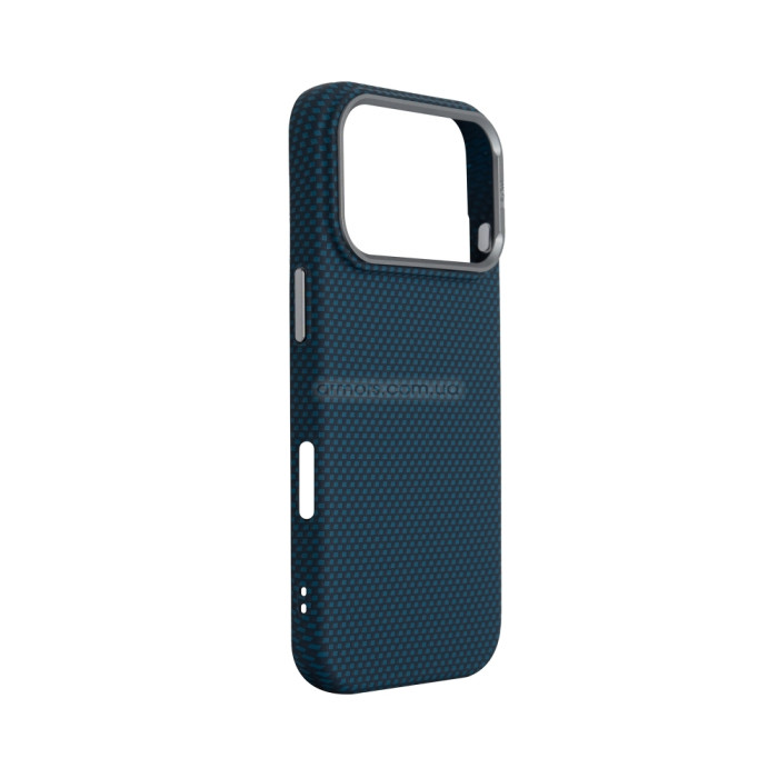 Чохол ArmorStandart LikeCarbon2 Mag Case для Apple iPhone 17 Pro Kevlar Dark Blue (ARM88554)