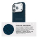 Чохол ArmorStandart LikeCarbon2 Mag Case для Apple iPhone 17 Pro Kevlar Dark Blue (ARM88554)
