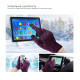 Рукавички для сенсорних екранів Touch Gloves Melange purple/black розмір L