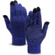 Рукавички для сенсорних екранів Touch Gloves Melange blue/black розмір L