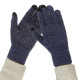 Рукавички для сенсорних екранів Touch Gloves Melange blue/black розмір L