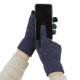 Рукавички для сенсорних екранів Touch Gloves Melange blue/black розмір L