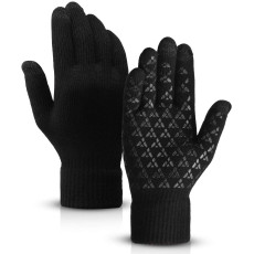 Рукавички для сенсорних екранів Touch Gloves Melange black розмір XL