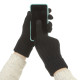 Рукавички для сенсорних екранів із плетінням Touch Gloves Rope black