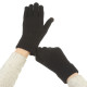 Рукавички для сенсорних екранів із плетінням Touch Gloves Rope black