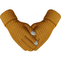 Рукавички для сенсорних екранів із плетінням Touch Gloves Braid camel