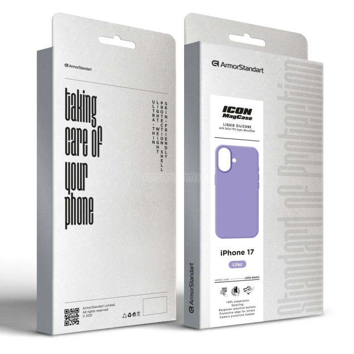 Чохол ArmorStandart ICON2 Mag Case для Apple iPhone 17 Lilac (ARM86669)