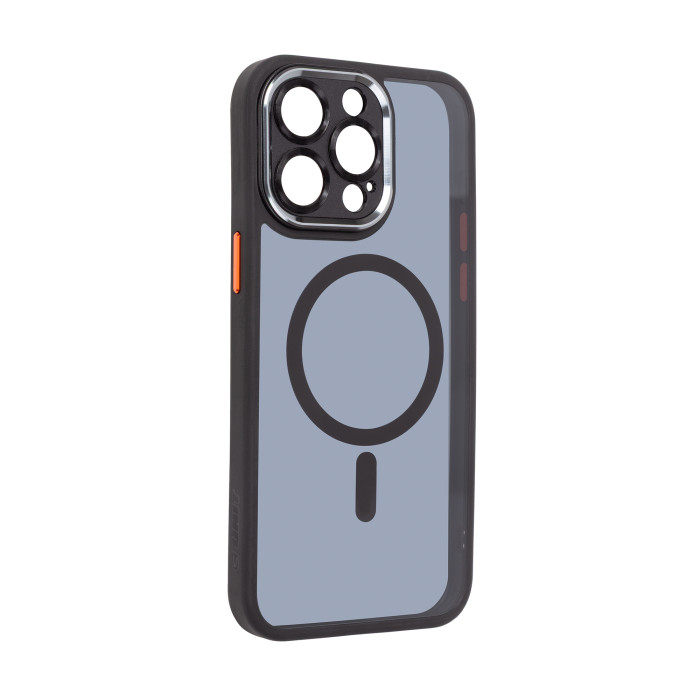 Чохол ArmorStandart Unit MagSafe SE для Apple iPhone 15 Pro Max Black Orange (ARM75363)