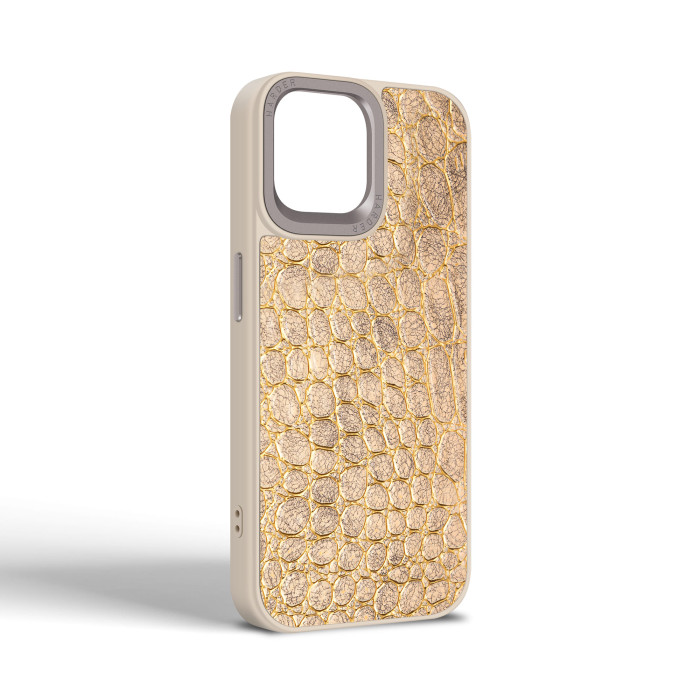 Чохол Harder Crocosaur для Apple iPhone 15 Titanium (ARM76699)
