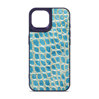 Чохол Harder Crocosaur для Apple iPhone 15 Blue (ARM76700)