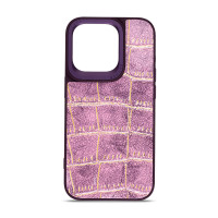 Чохол Harder Crocosaur для Apple iPhone 15 Pro Purple (ARM76704)