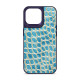 Чохол Harder Crocosaur для Apple iPhone 14 Pro Max Blue (ARM76730)