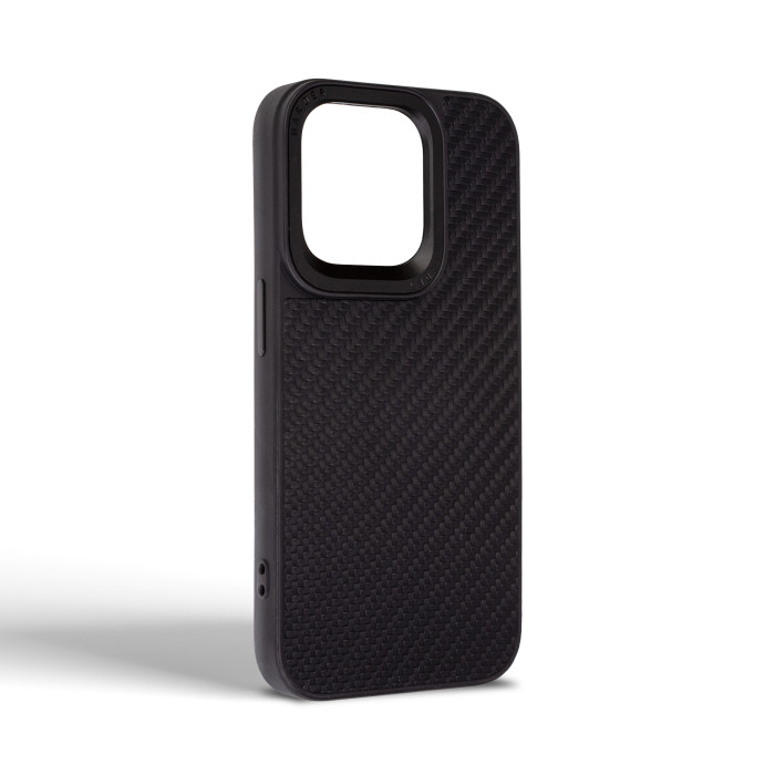 Чохол Harder Carbon Pattern для Apple iPhone 14 Pro Black (ARM76779)