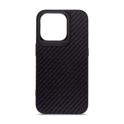 Чохол Harder Carbon Pattern для Apple iPhone 14 Pro Black (ARM76779)