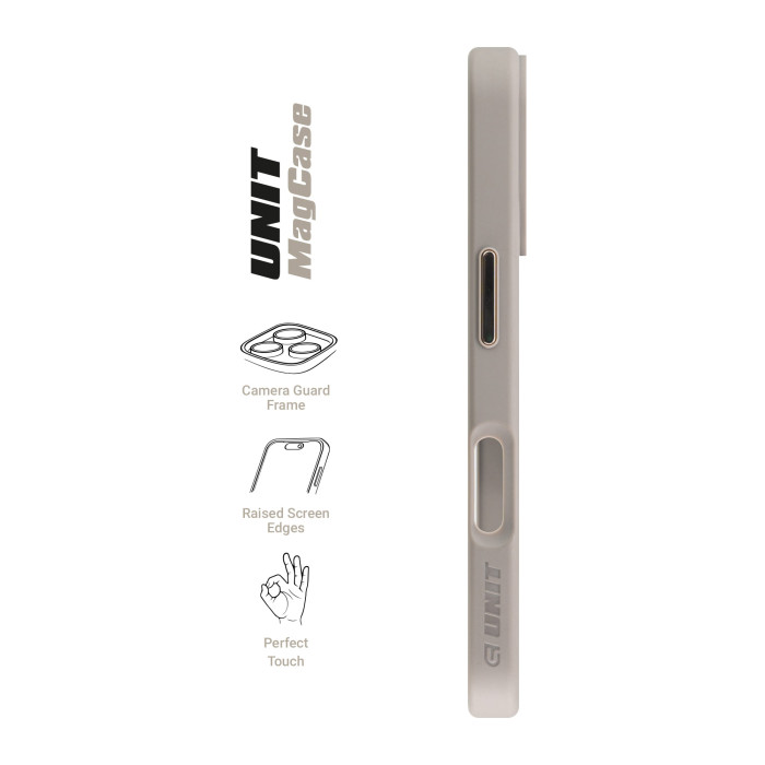 Чохол ArmorStandart Unit MagSafe для Apple iPhone 16 Titanium Grey (ARM78703)