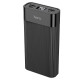 Зовнішній акумулятор Power Bank Hoco Wellsping J85 20000 mAh Wireless LED Digital Display Black
