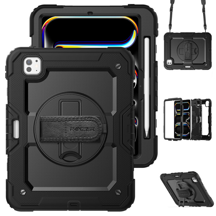 Чохол ArmorStandart Panzer для iPad Pro 11 2025/2024 Black (ARM82527)