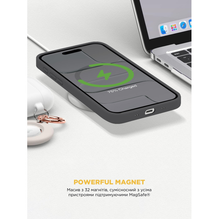 Чохол ArmorStandart ICON2 MagCase для Apple iPhone 17 Air Black (ARM86250)